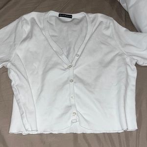 Button up brandy top